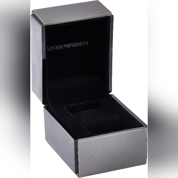 SOLD - Emporio Armani AR1737 Black Dial Black PVD Steel Unisex Chronograph Watch - Picture 14 of 14